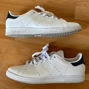 adidas Originals Stan Smith Sneakers in White/Navy / Size Men’s 10.5
